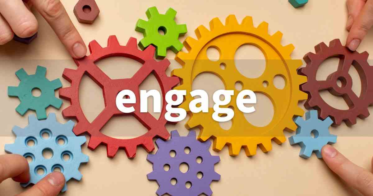 「engage」の意味とコアイメージ解説｜英単語　動詞編
