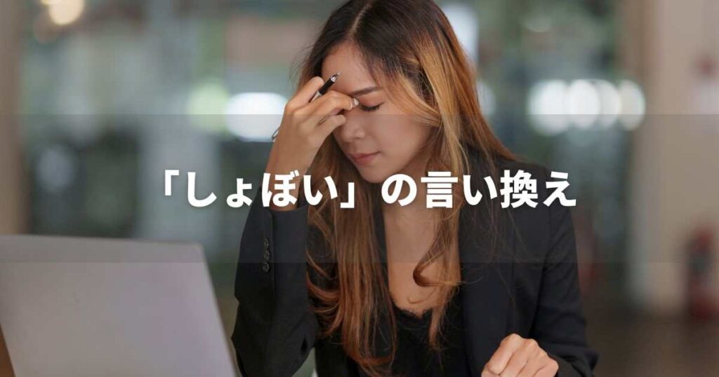 『しょぼい』を品よく言い換えると？　ビジネス実践｜プロの語彙力