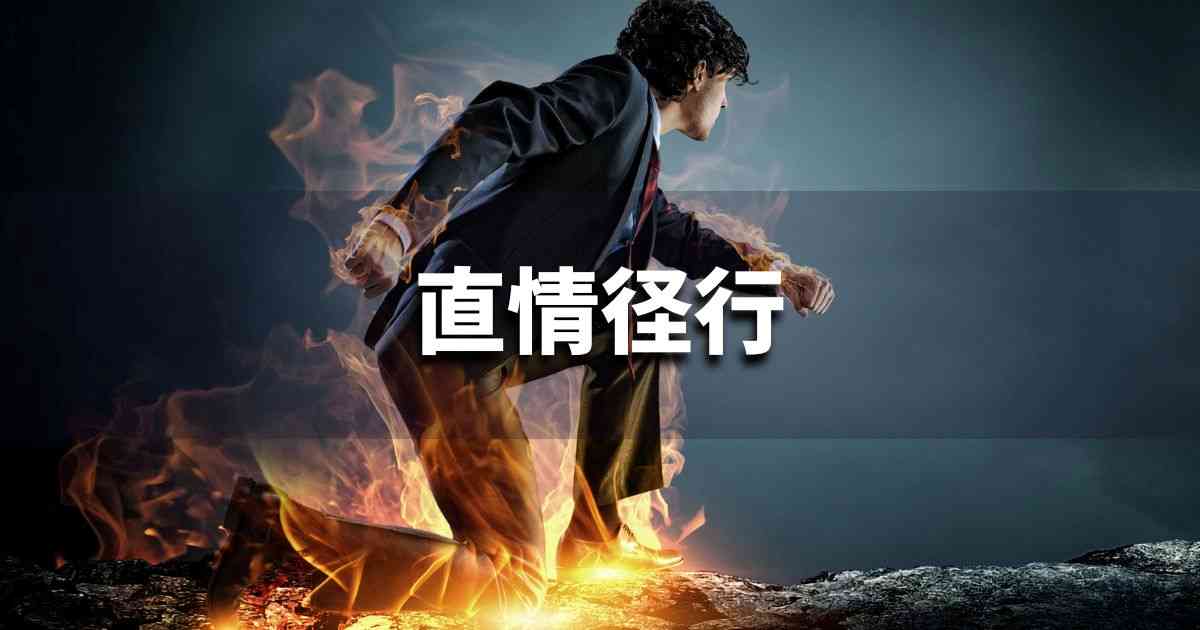 『直情径行』 ビジネスでどう使う？意味・例文・注意点｜プロの語彙力